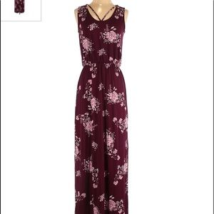 Floral Maurices maxi dress